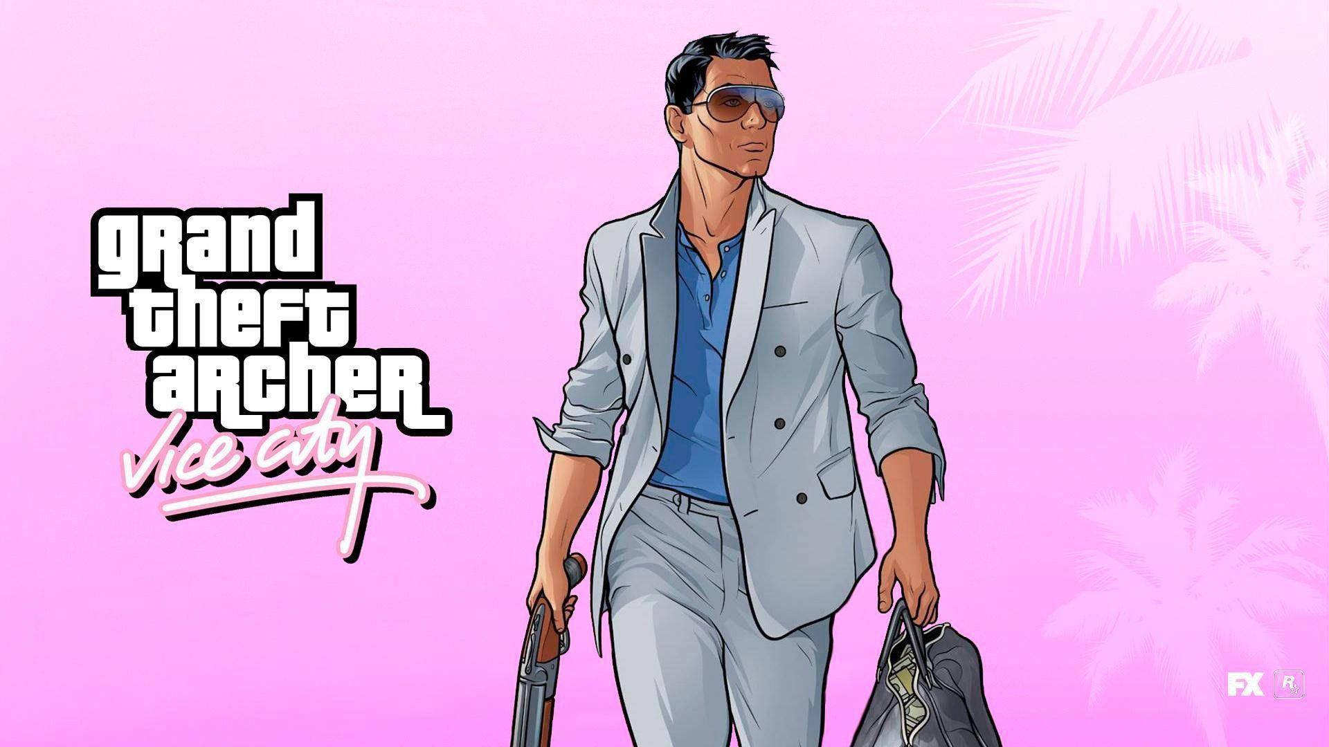 Gta Vice City Sterling Archer Wallpaper