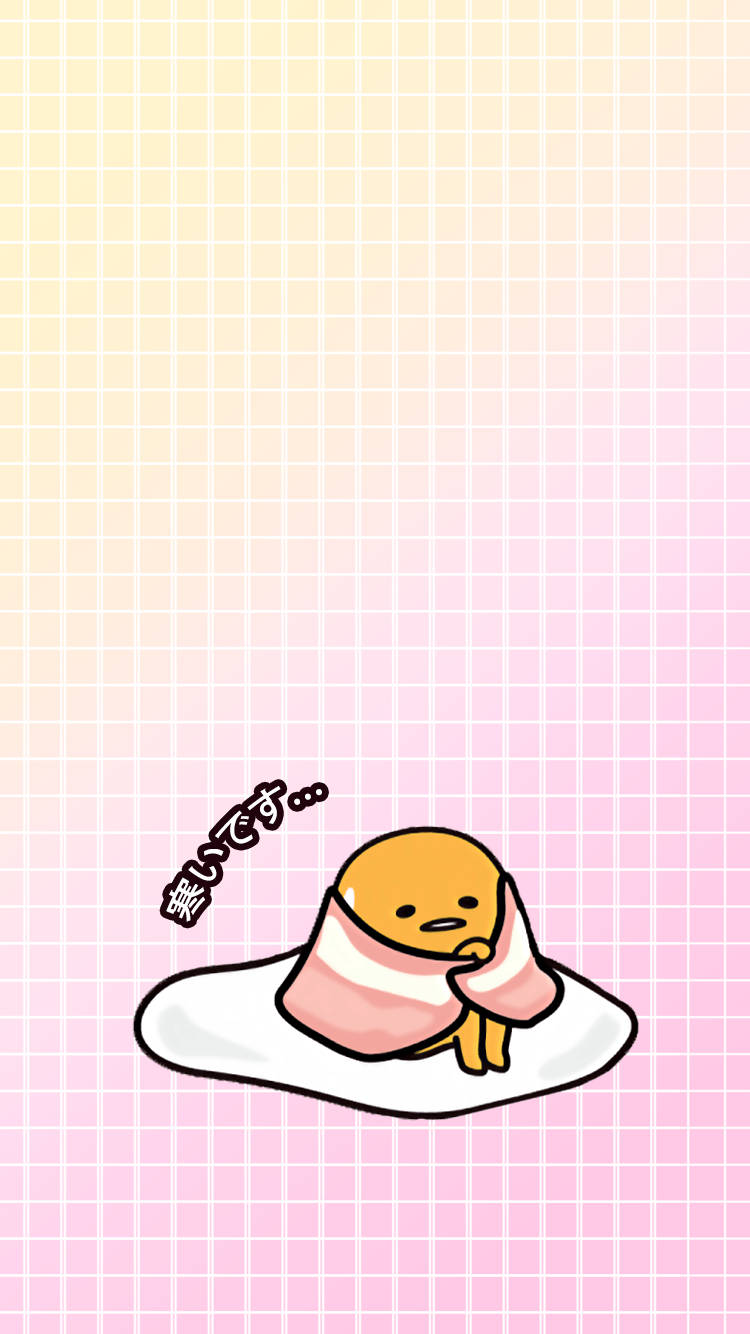 Gudetama Bacon Blanket Wallpaper