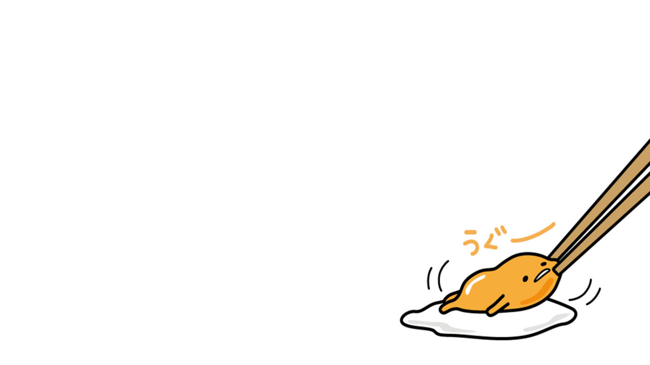 Gudetama Cute Cheeks Wallpaper