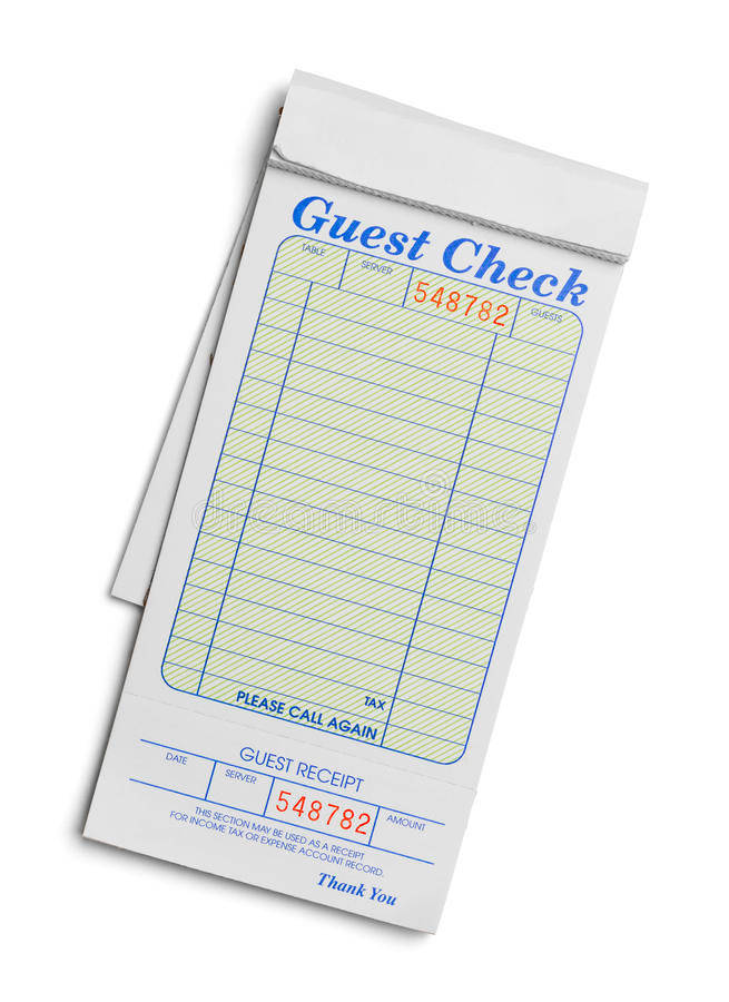 Guest Check Receipt Detail View Wallpaper