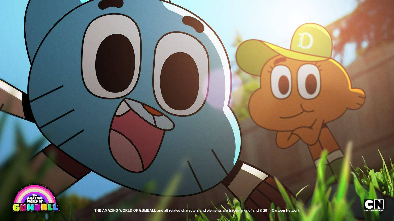 Gumball Sunlight Fun Wallpaper