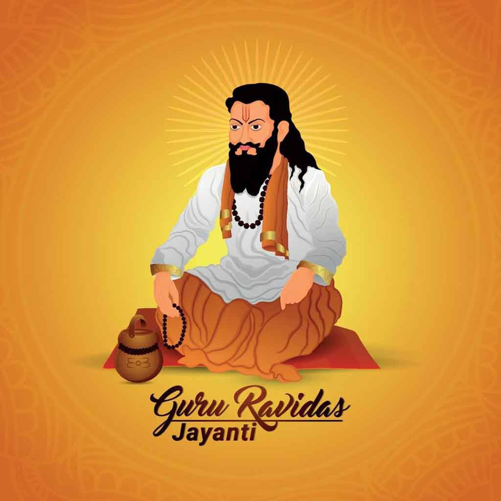 Guru Ravidass Of Sir Gobardhanpur Village Wallpaper