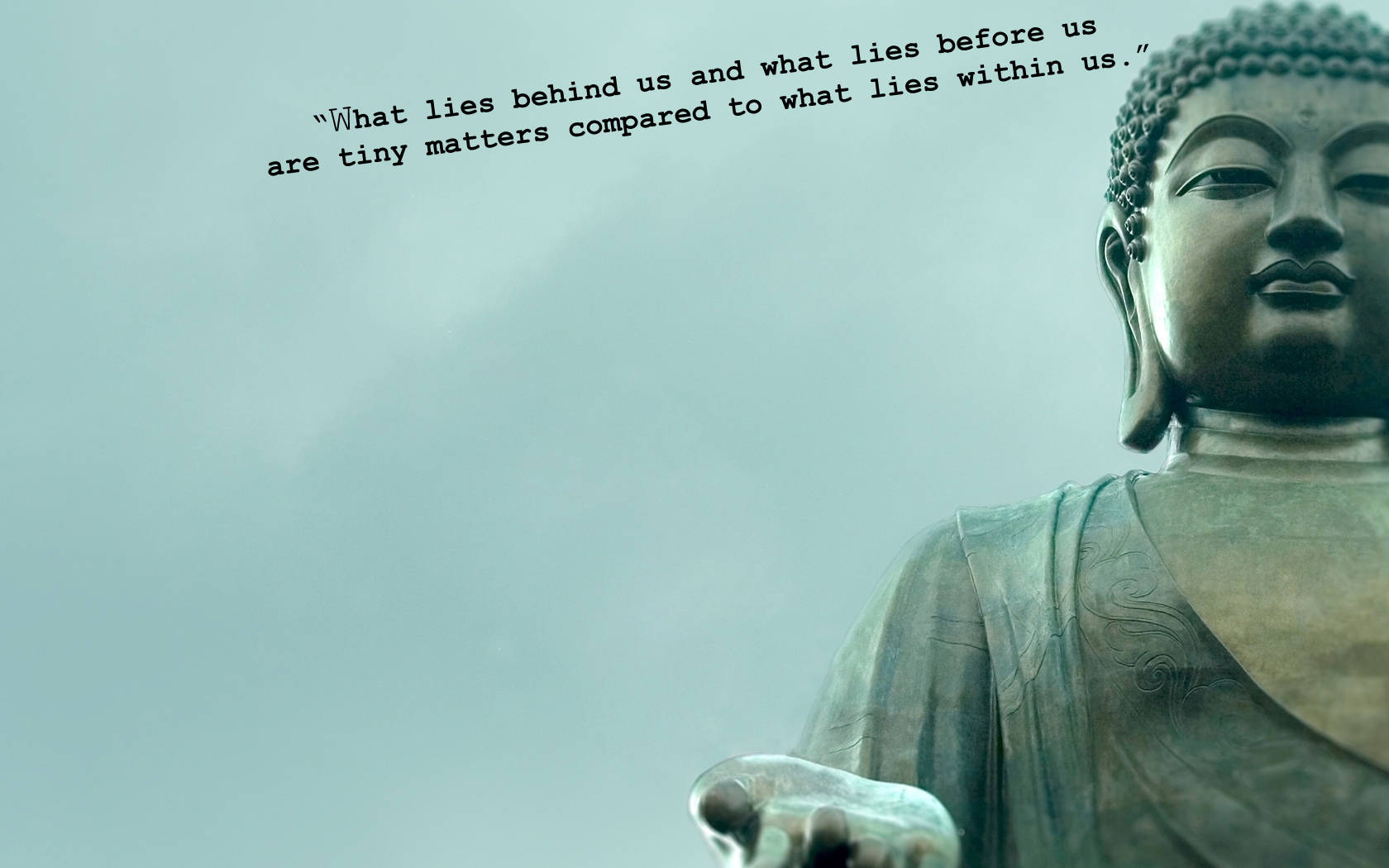 Half-body Portrait Buddha Desktop Wallpaper