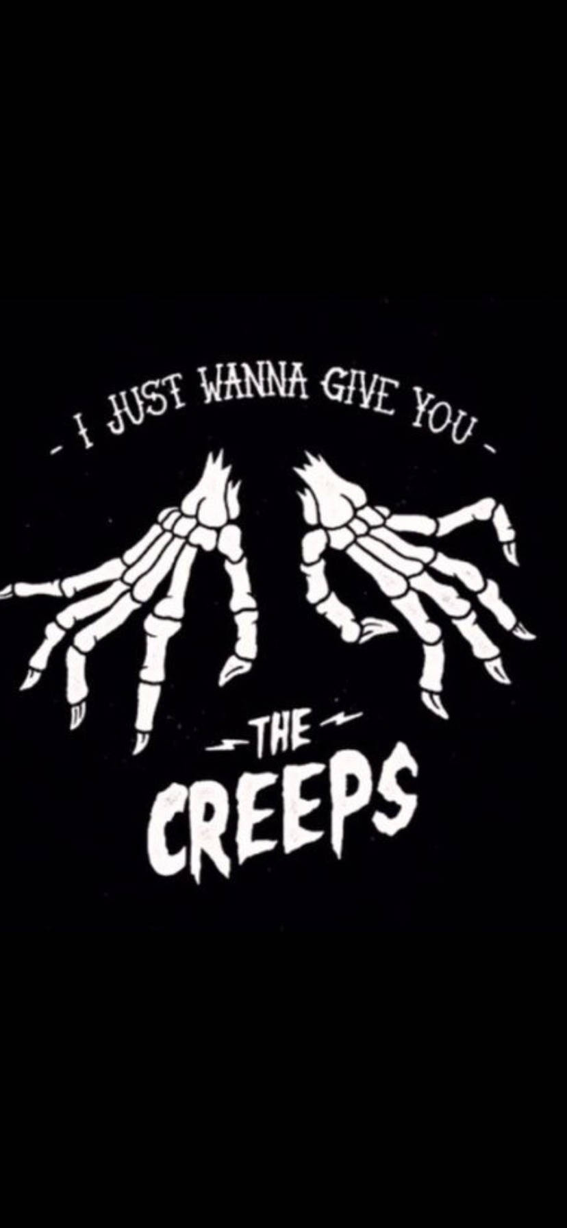 Halloween Grunge The Creeps Wallpaper