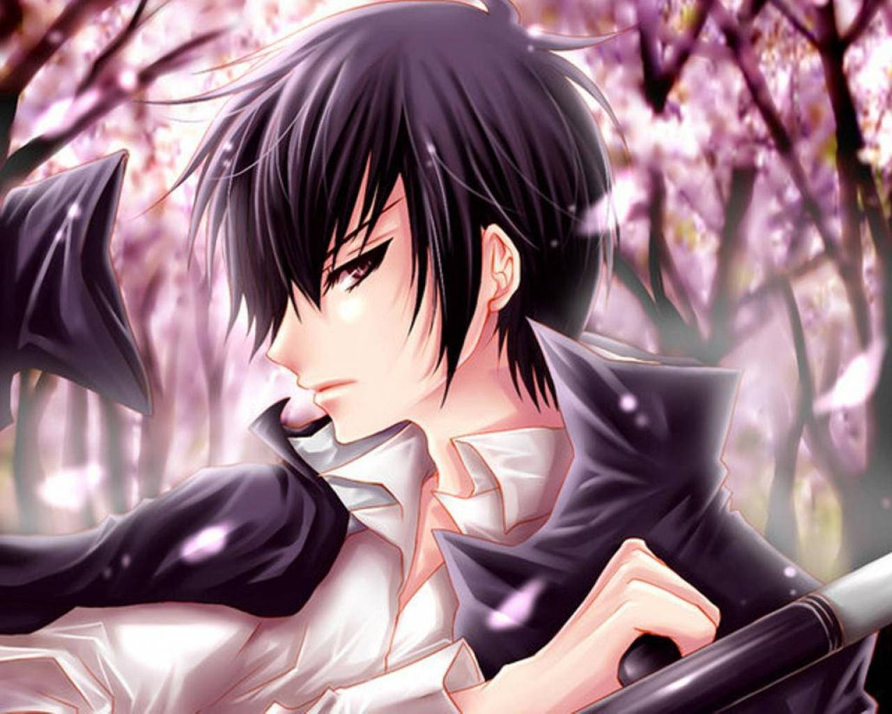 Handsome Anime Boy Kyoya Hibari Wallpaper