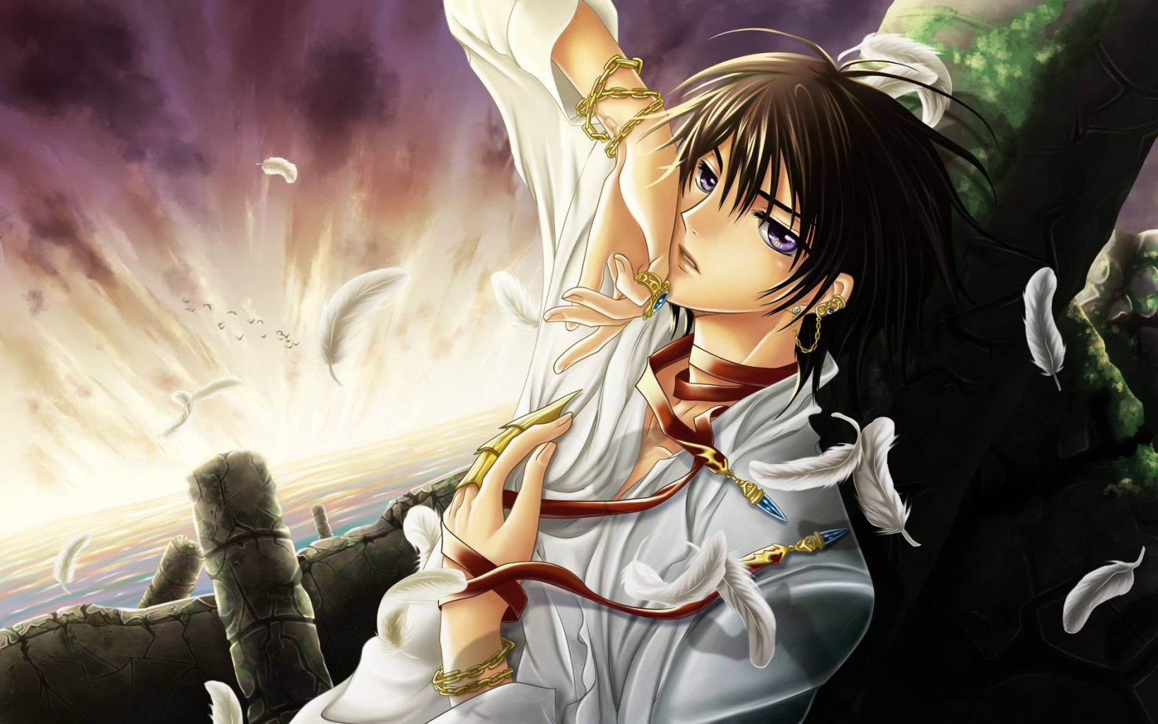 Handsome Anime Boy Lelouch Wallpaper