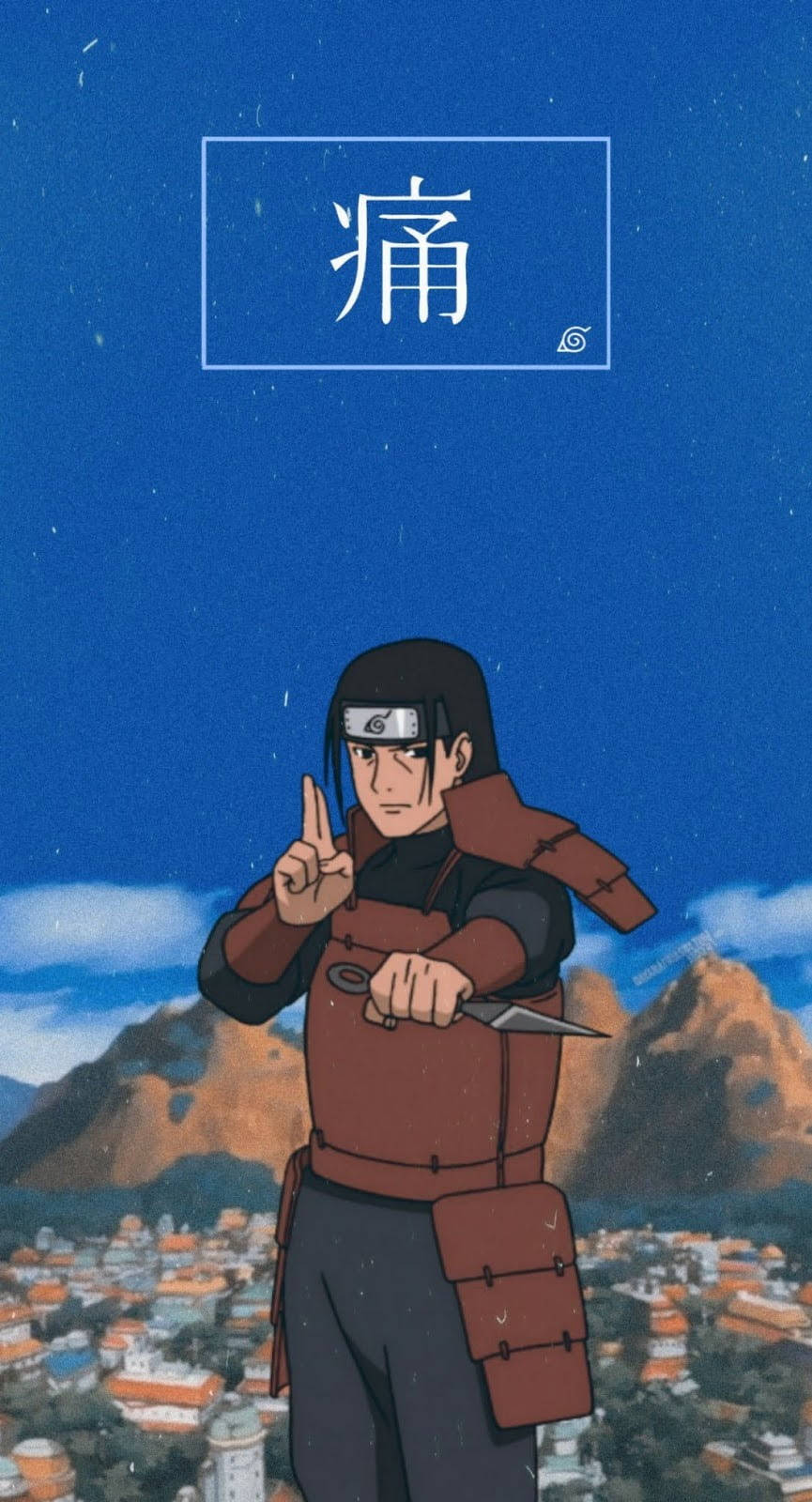 Hashirama Senju Pain Kanji Wallpaper