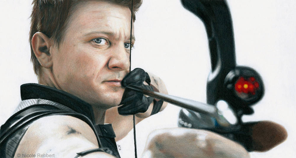 Hawkeye Close Up Fanart Wallpaper