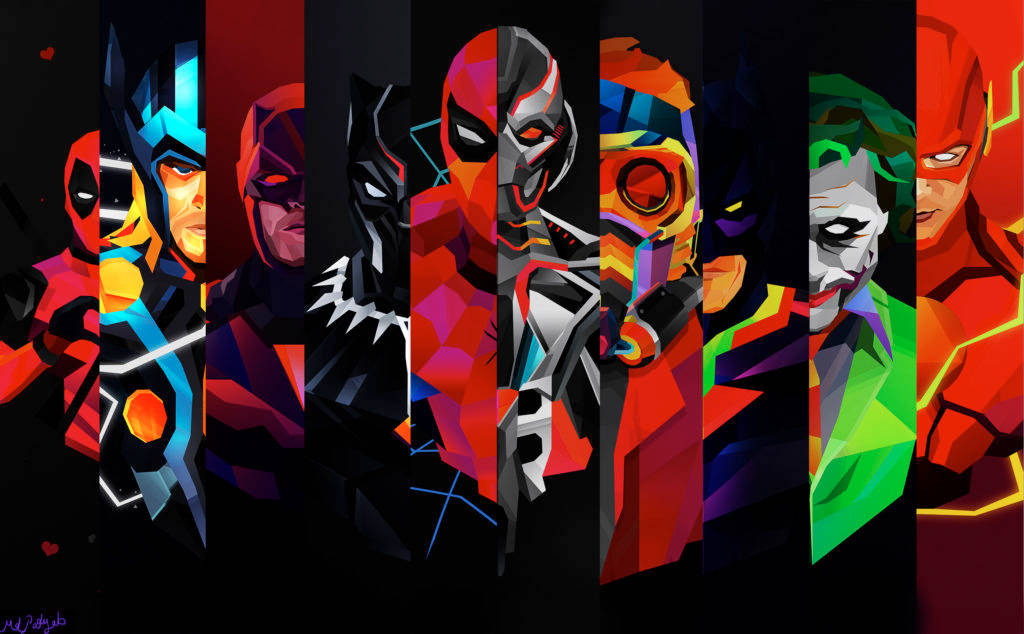 Hd Superhero Digital Art Wallpaper