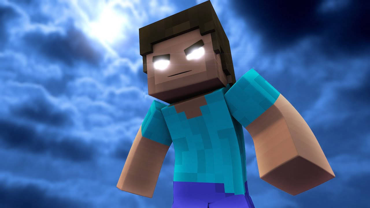 Herobrine Blue Sky Wallpaper