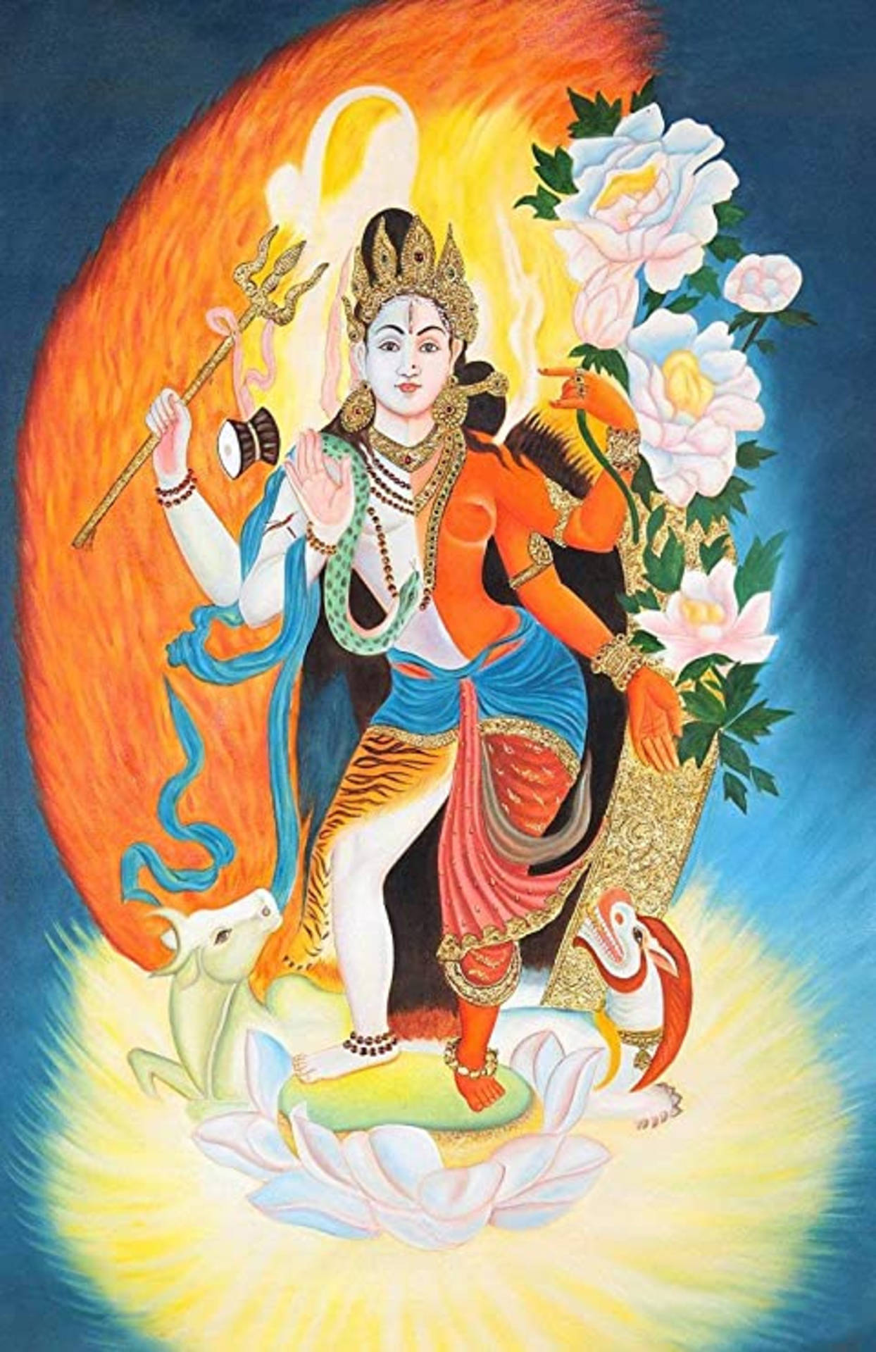 Hindu Deity In Shakti Belief Wallpaper