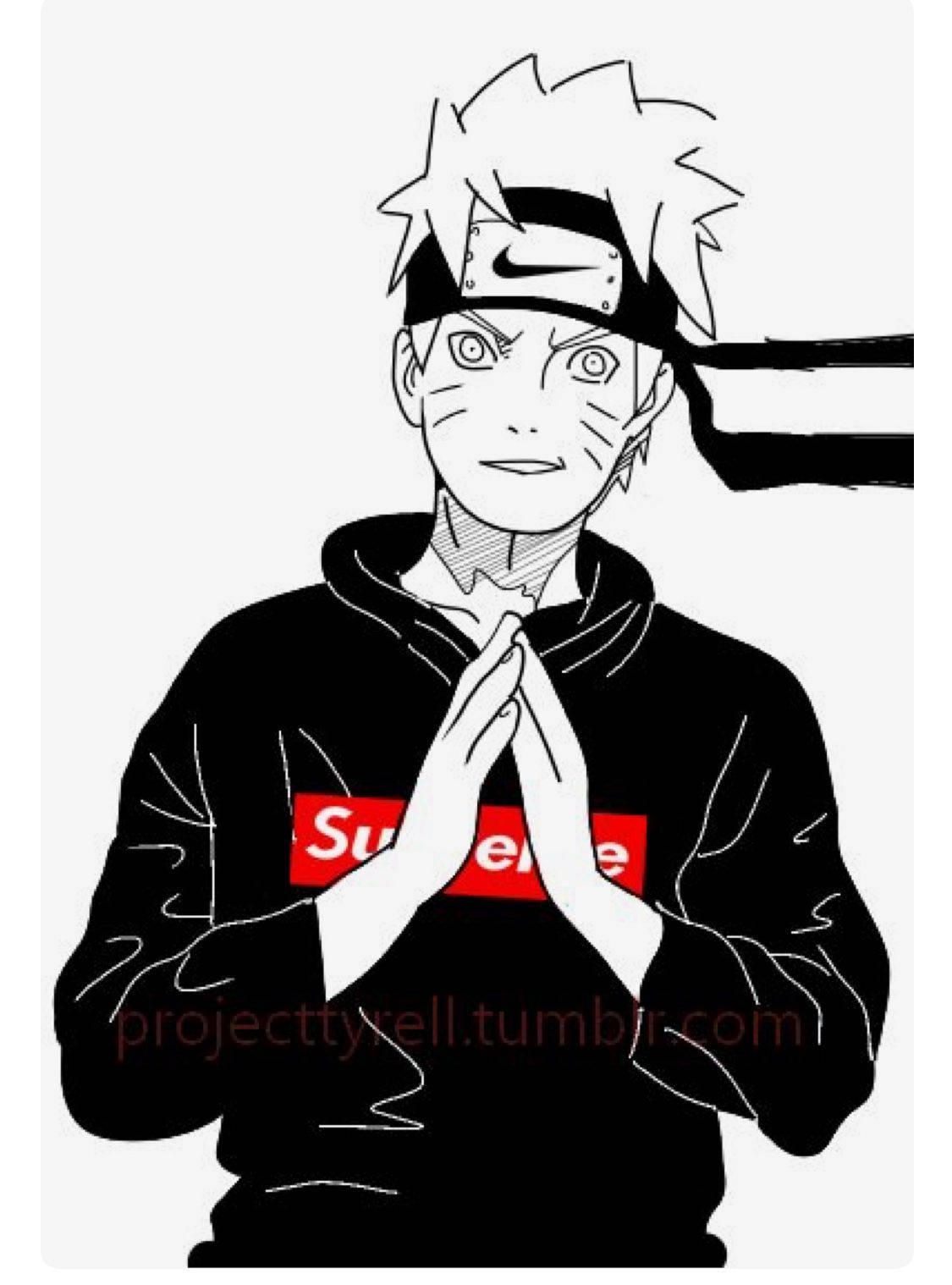 Hip Painting Of Naruto Drip Wallpaper