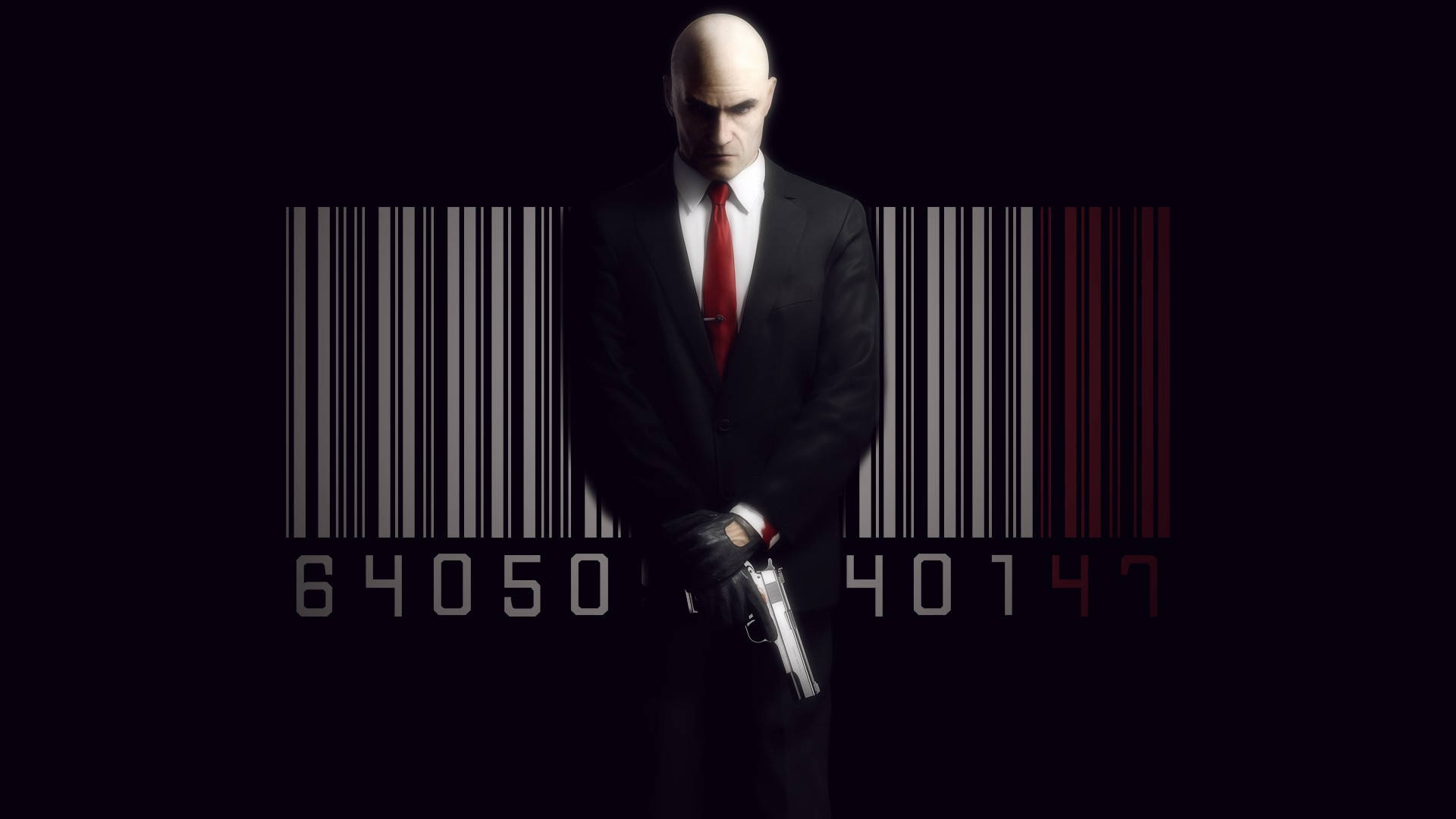 Hitman Hd Agent 47's Barcode Wallpaper