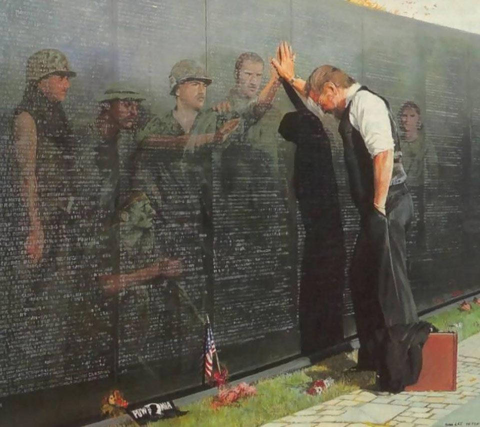 Honoring All Who Served: A Tribute To Our Vietnam Veterans On Memorial Day Wallpaper
