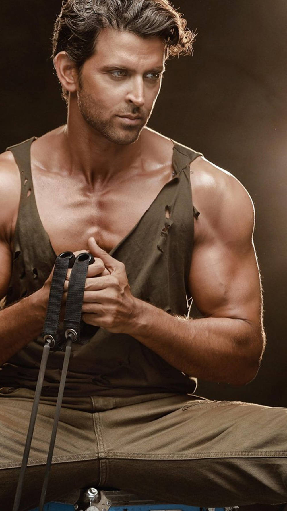 Hrithik Roshan Body Workout Wallpaper