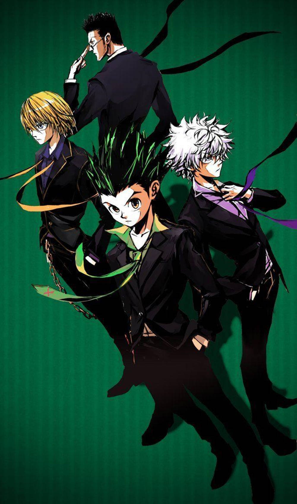 Hunter X Hunter Cast Phone Wallpaper