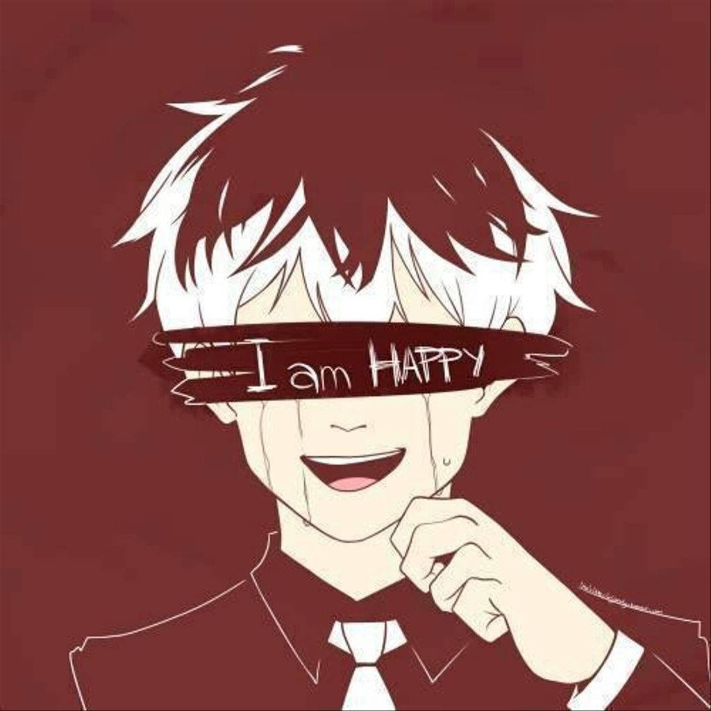 I Am Happy Alone Sad Anime Boys Wallpaper