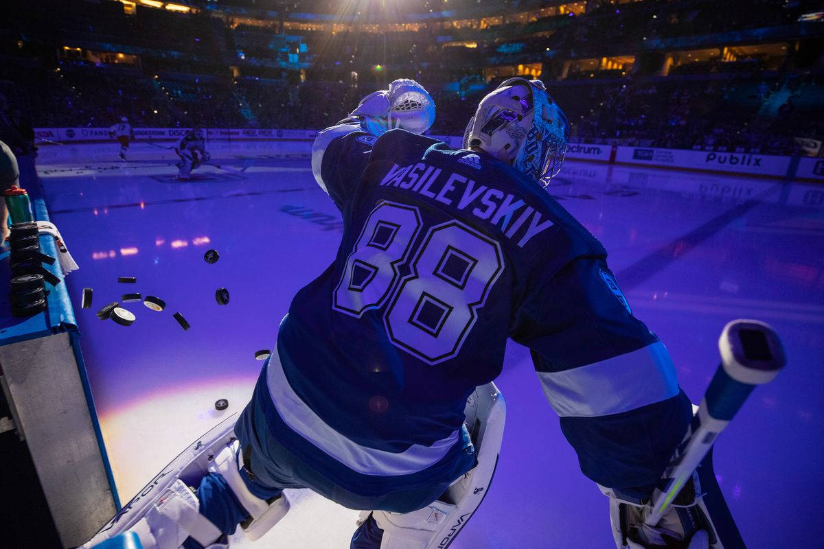 Ice Hockey Star No. 88 Andrei Vasilevskiy Wallpaper