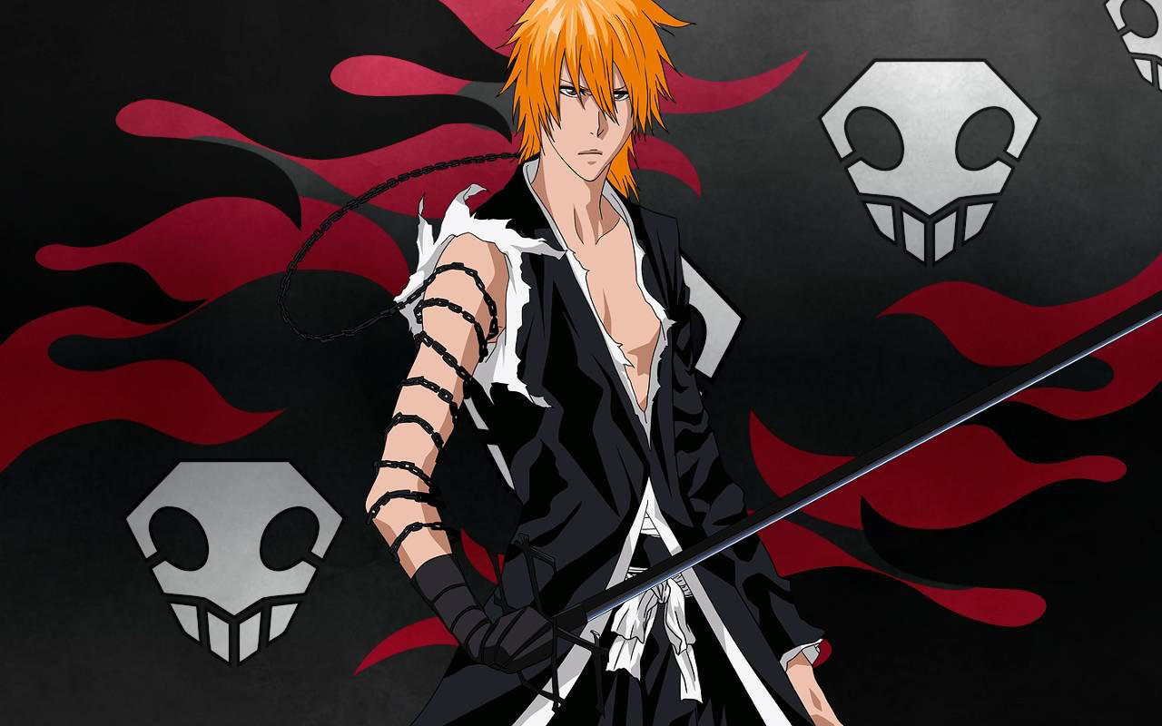 Ichigo Bankai Banner Wallpaper