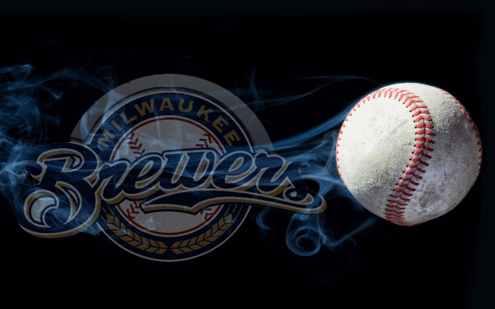 Iconic Milwaukee Brewers Baseball Team Logo Wallpaper