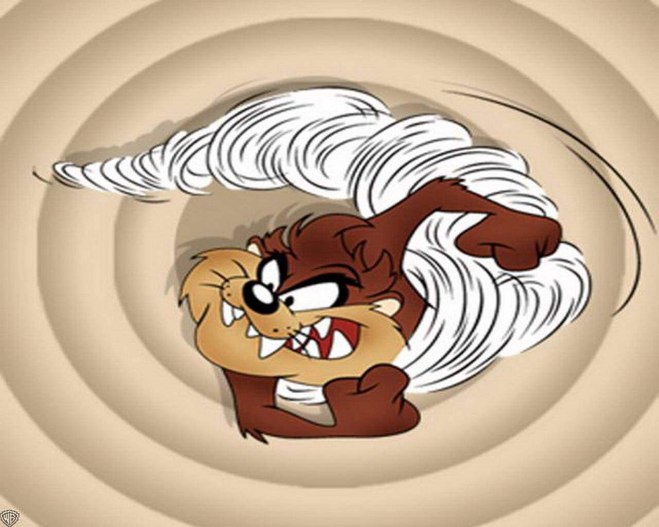 Image A Tasmanian Devil With An Angry Expression Wallpaper