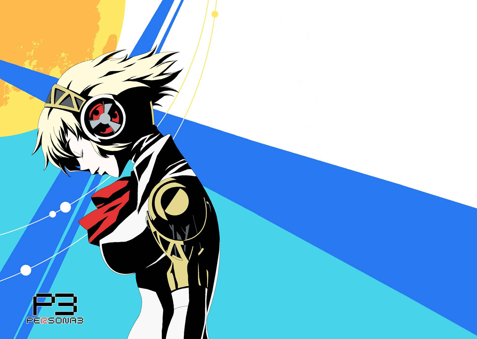 Image Aigis From Persona 3 Strikes A Pose Wallpaper