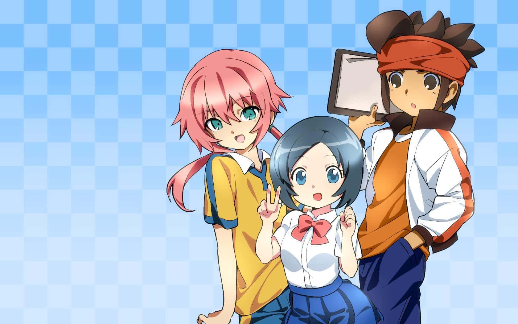 Inazuma_ Eleven_ Characters_ Posing Wallpaper