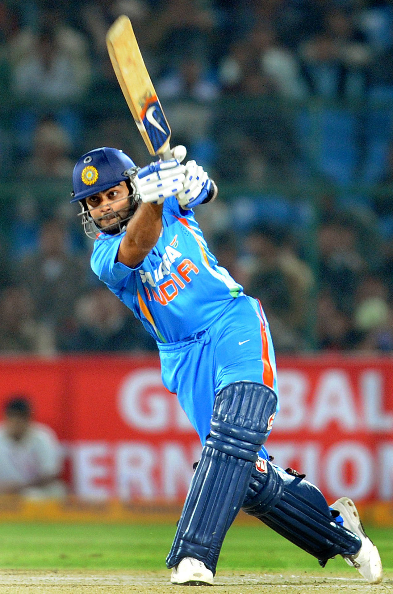 Indian Cricket Team Batting Wallpaper