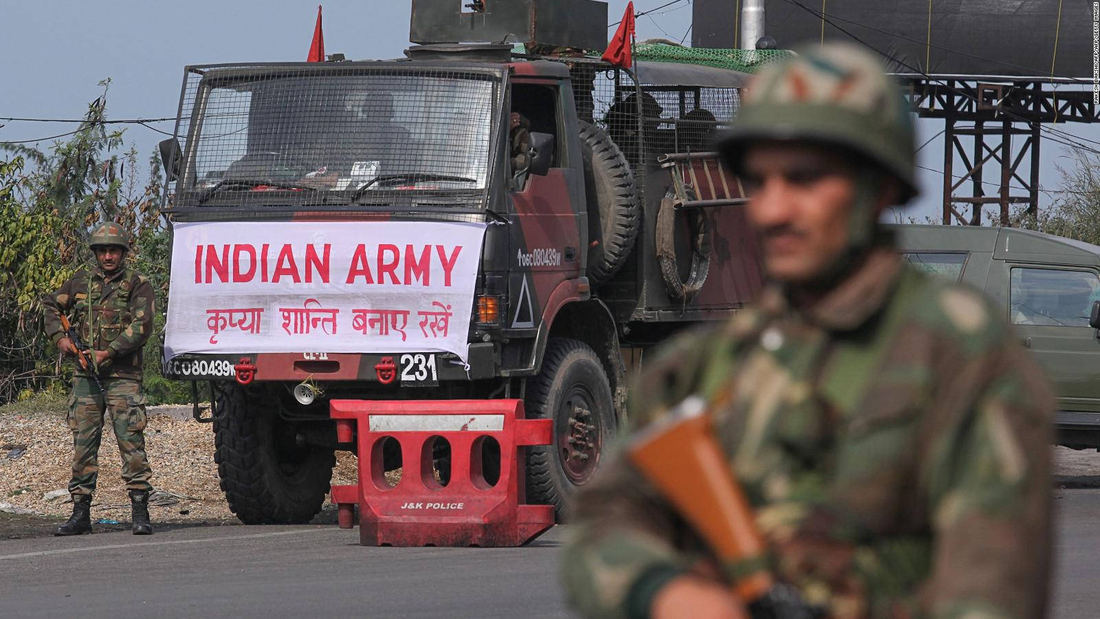 Indian Soldiers At Checkpoint Wallpaper