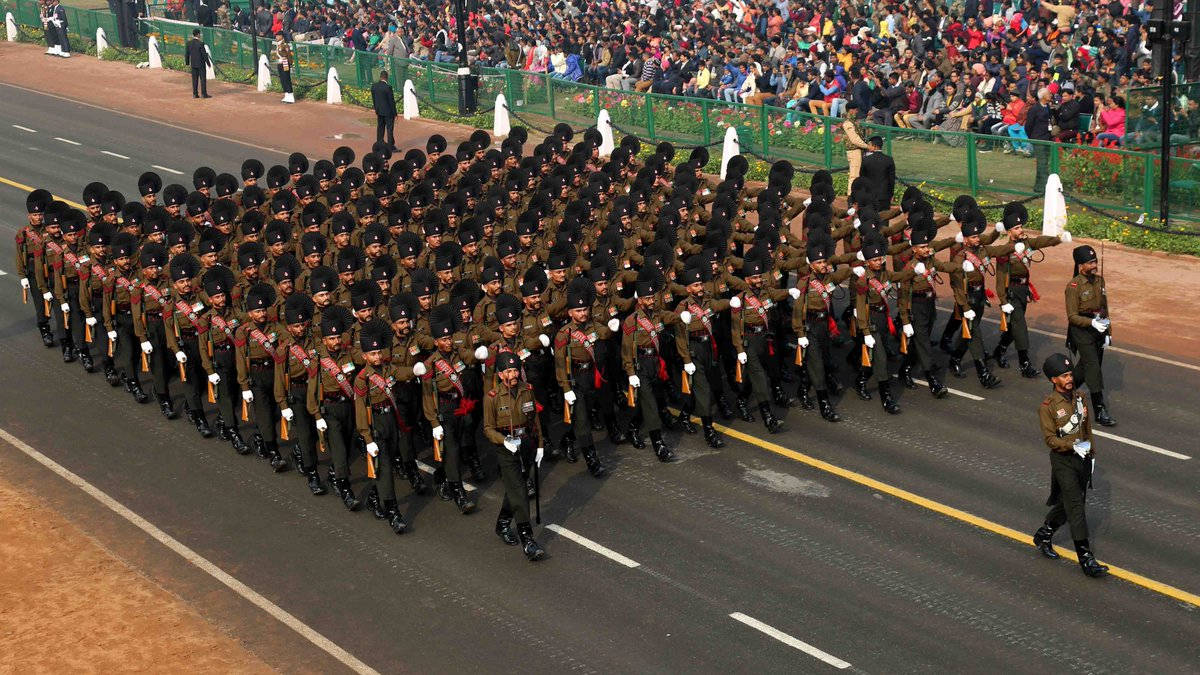 Indian Soldiers In Parade Wallpaper