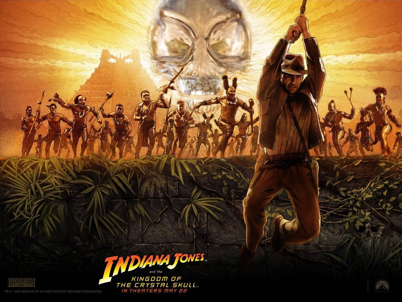 Indiana Jones And Hovitos Tribe Wallpaper