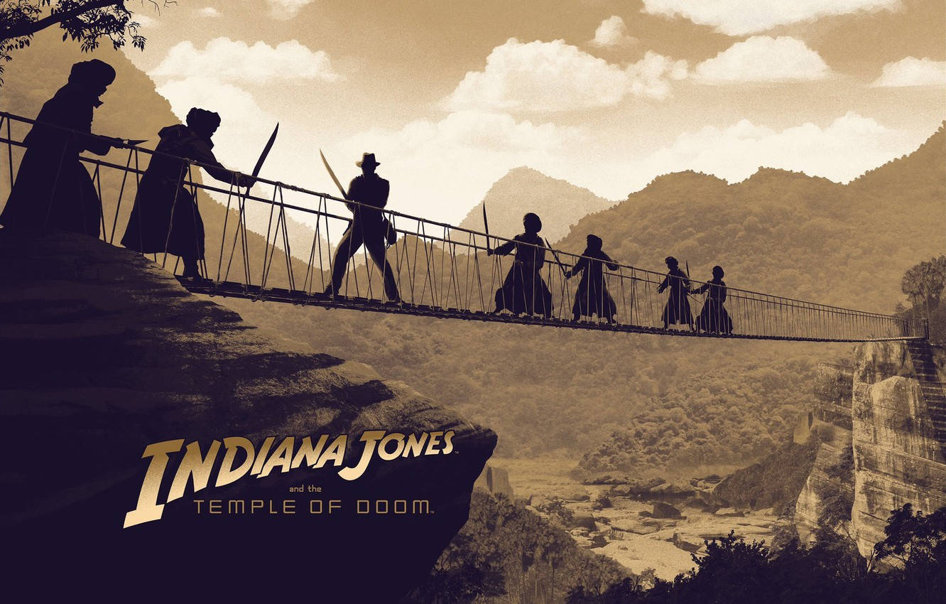 Indiana Jones Hanging Bridge Wallpaper