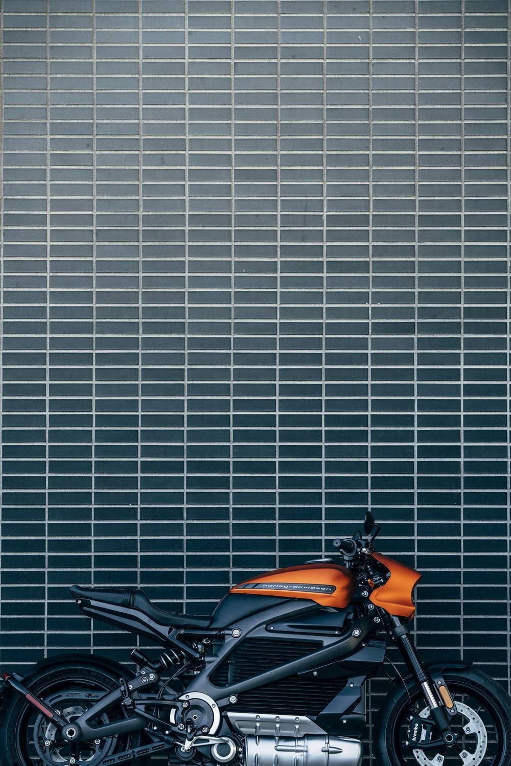 Iphone 11 Pro Max 4k Orange Motorbike Wallpaper