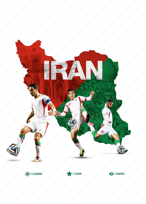 Iran National Football Team Fifa World Cup 2022 Fanart Wallpaper