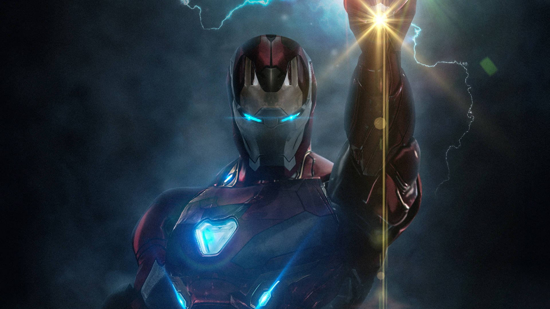 Iron Man Mark 85 Mind Stone Wallpaper