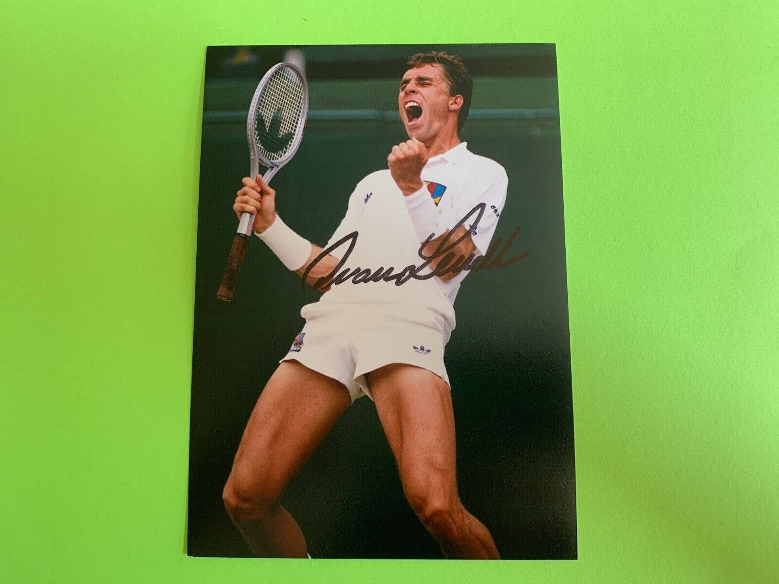 Ivan Lendl Autographed Photo Wallpaper