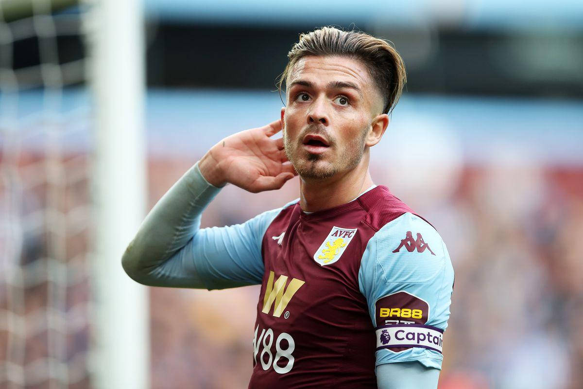 Jack Grealish Hand By Ear Wallpaper