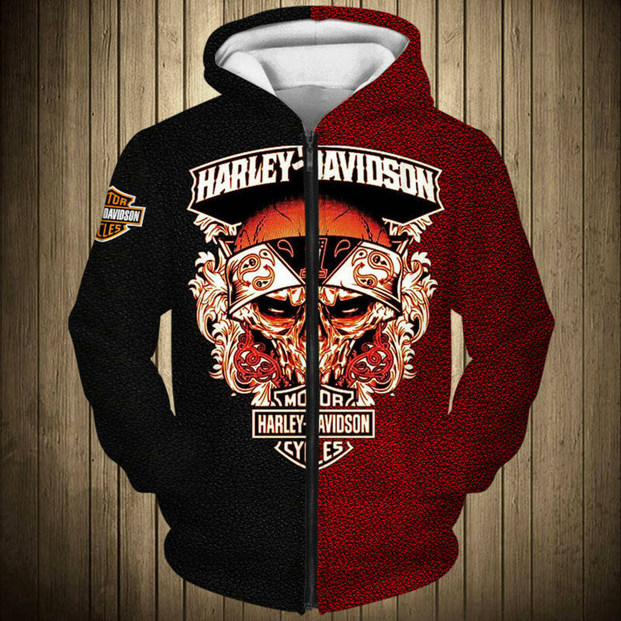 Jacket With Harley Davidson Logo Wallpaper