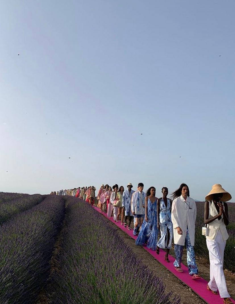 Jacquemus Pink Catwalk Wallpaper