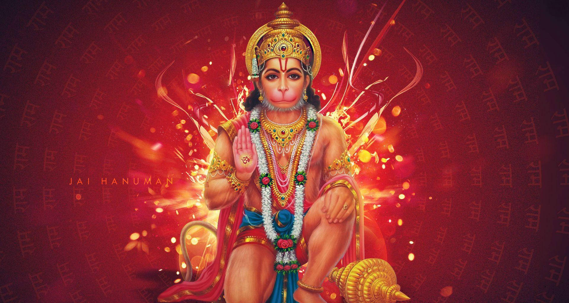 Jai Hanuman Hindi Alphabet Wallpaper