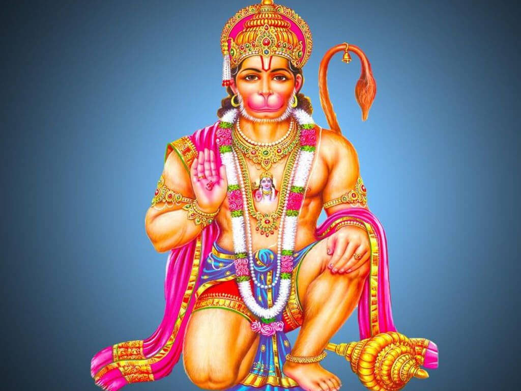 Jai Hanuman Red Tail Wallpaper