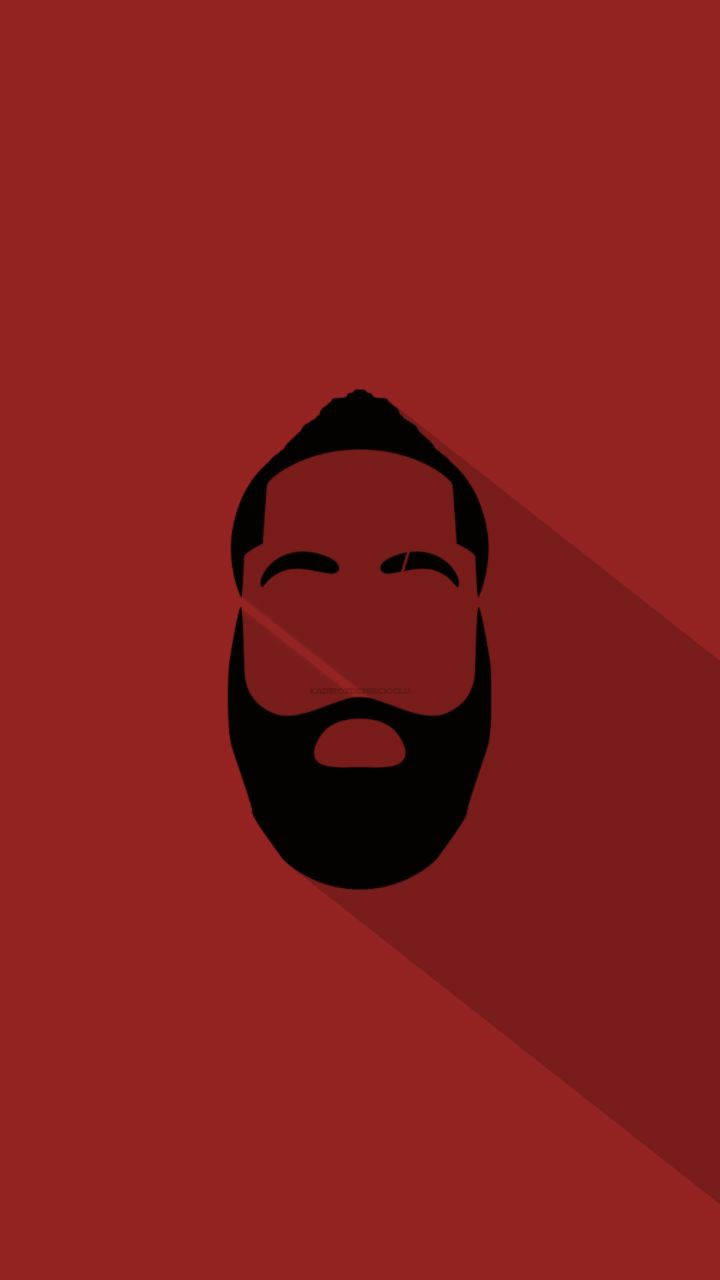 James Harden Minimalist Art Wallpaper