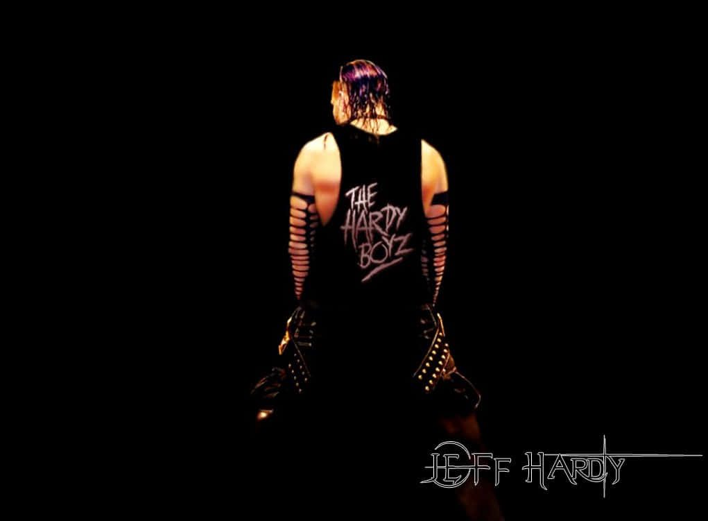 Jeff Hardy Wearing The Hardy Boyz Shirt Wallpaper