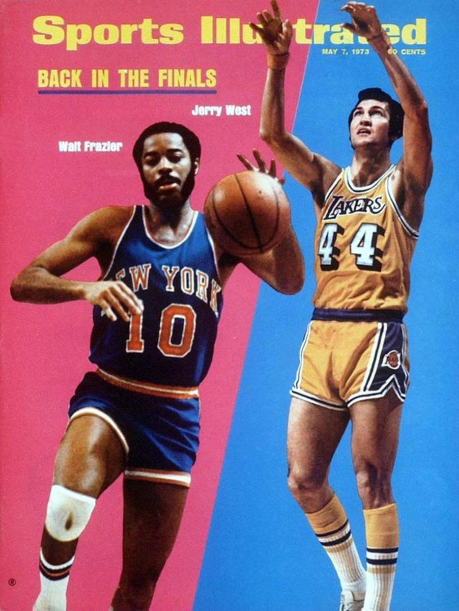 Jerry West Walt Frazier Sports Magazine Cover Wallpaper