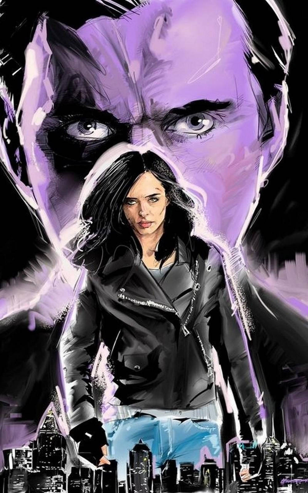 Jessica Jones Digital Artwork Wallpaper