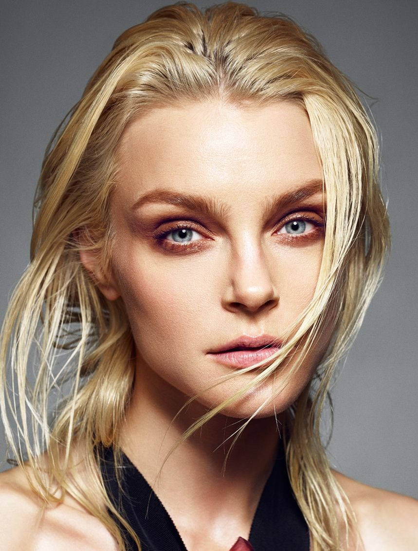 Jessica Stam Stunning Blonde Hair Wallpaper