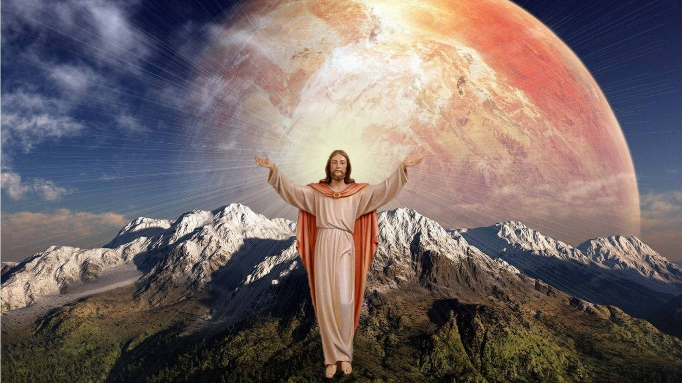 Jesus Christ, The Light Of The World Wallpaper