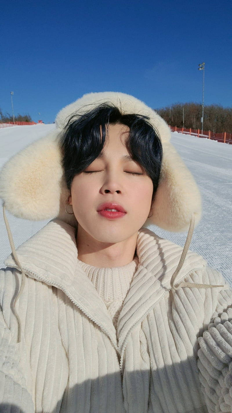 Jimin Winter Package 2021 Wallpaper