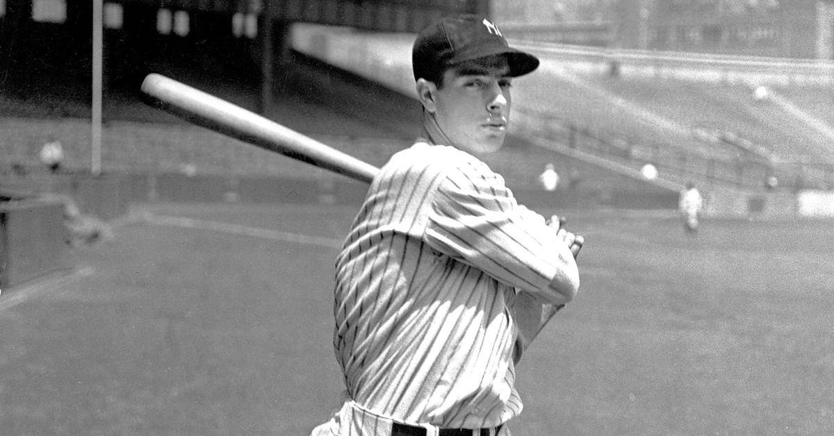 Joe Dimaggio In Field Wallpaper