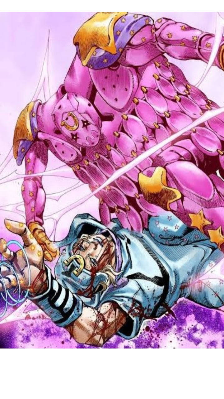 Johnny Joestar Pink Villain Wallpaper